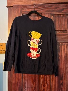 Talbots Dark Navy Crewneck Sweater